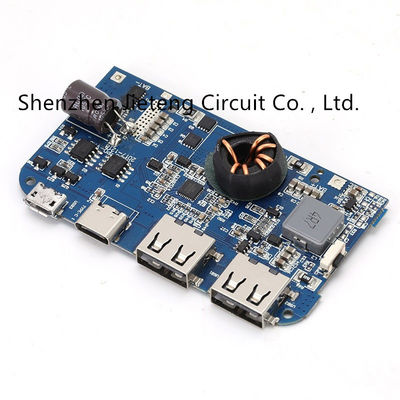 4 Layer OEM Camera PCB SMT Assembly With Blue Solder Mask And 3.0mm