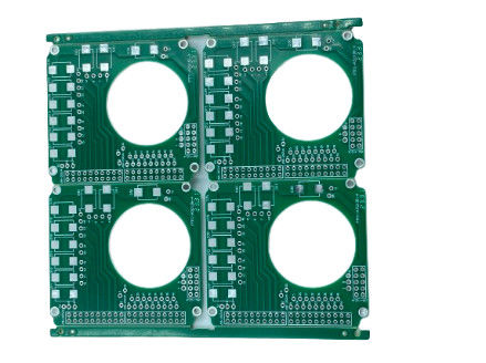 Electronic Circuit Board Assembly 0.1mm Min Line Width / Space Green Solder Mask