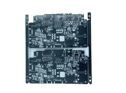 0.2mm Multi Layered PCB With Black Silkscreen And Green Solder Mask