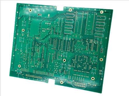 Yellow Solder Mask Multilayer Printed Circuit Board 0.2mm Minimum Hole Size