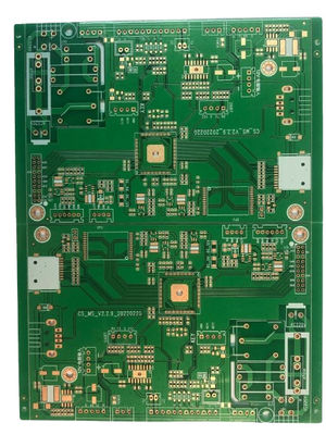 Multilayer PCB FR4 4-20 Layers 3/3mil Minimum Line Width/space Resin Plug Hole HDI Board