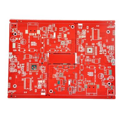 8-Layer White HASL Prototype PCB Assembly With 0.1mm Min Annular Ring / 1oz Copper Weight PTFE High Frequency Board