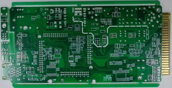 1.6mm Gold Fingers Plus Spray Tin PCB For Enhanced Surface Treatment Green Solder Mask