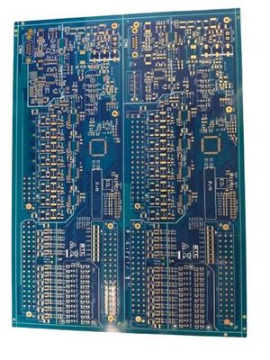 4-Layer Computer Motherboard High Frequency Mixed Pressure PCB Blue Oil Board